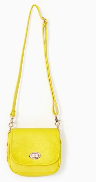 Nasty Gal Electric Flash Bag Yellow - Lyst