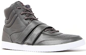 Radii The Cuff Links Shoe in Charcoal Leather - Lyst