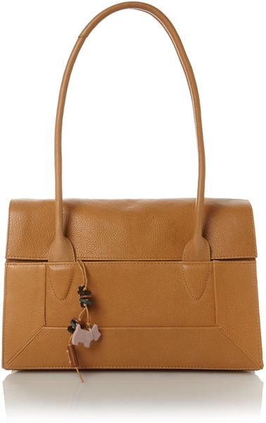 Radley Border Medium Flap Over Shoulder Bag In Brown | Lyst