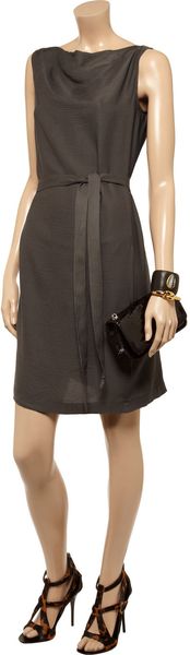 Rick Owens Textured Silk Tunic Dress - Lyst