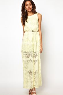 River Island Lace Maxi Dress - Lyst