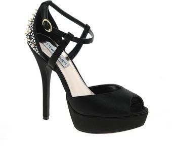 Steve Madden Glock Satin Stud Back Heeled Sandal - Lyst