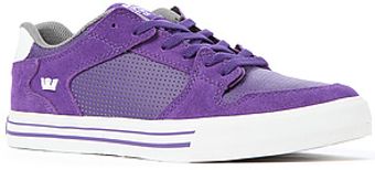 Supra The Vaider Low Top Sneaker in Purple and White - Lyst