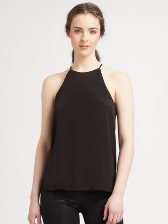 Tibi Silk Racerback Camisole - Lyst