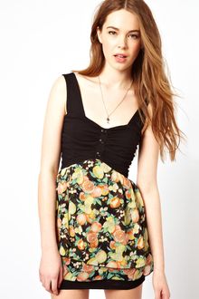Wal-g Dress with Oranges and Lemons Print - Lyst