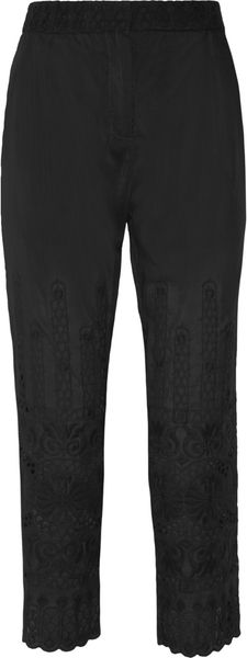 Zimmermann Allure Cottonblend Broderie Anglaise Pants - Lyst