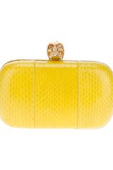 Alexander McQueen Skull Box Clutch