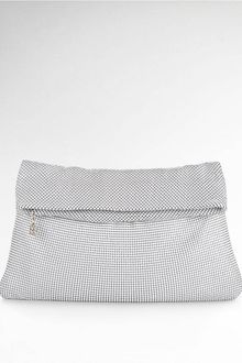 BCBGMAXAZRIA Metal Mesh Foldover Clutch - Lyst
