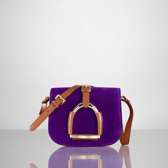 Ralph Lauren Stirrup Flap Shoulder Bag - Lyst
