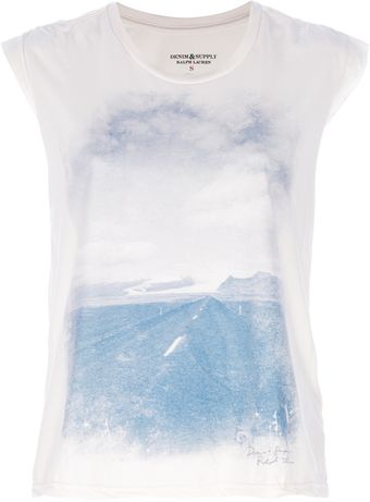 Ralph Lauren Printed T-Shirt - Lyst
