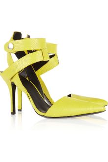 Alexander Wang Sonja Lizardeffect Leather Pumps - Lyst