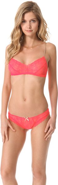 Eberjey Jade Retro Bralette - Lyst