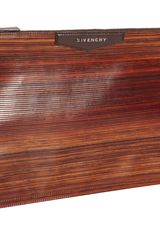 Givenchy Wood Effect Large Antigona Pouch