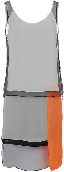 Helmut Lang Chroma Tank Dress - Lyst