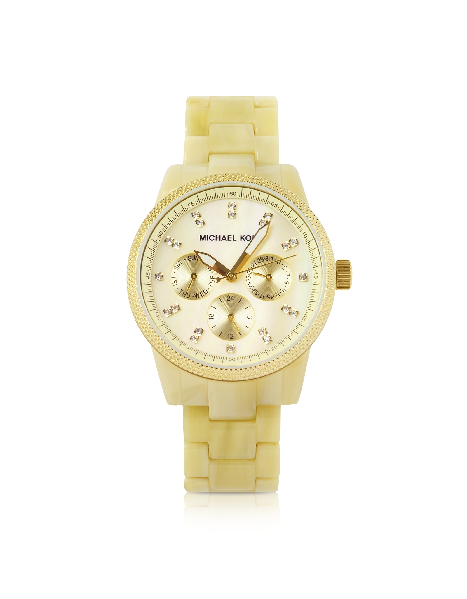 Michael Kors Horn Jet Set Watch in Beige (jet) Lyst