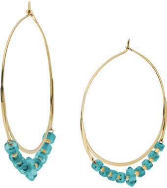 Michael Kors Whisper Hoop Earrings - Lyst