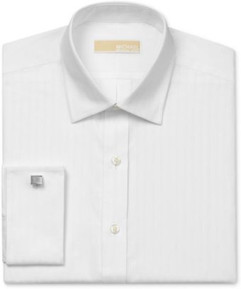Michael Kors White Solid Longsleeved Shirt with French Cuff - Lyst