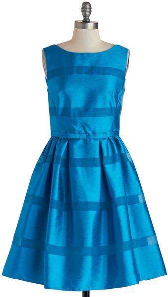ModCloth Dinner Party Darling Dress in Azure - Lyst