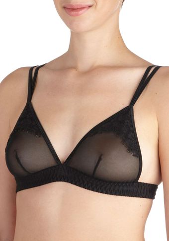 ModCloth Daybed At Dawn Bralette in Black - Lyst