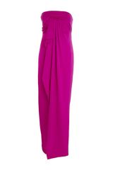 Notte By Marchesa Strapless Cascade Gown