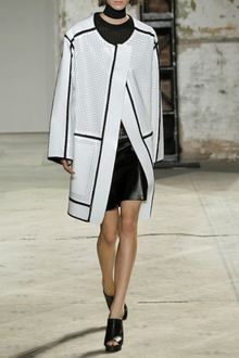 Proenza Schouler Crocheted Leather Coat - Lyst