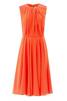 Roksanda Ilincic Sessler Draped Front Dress - Lyst