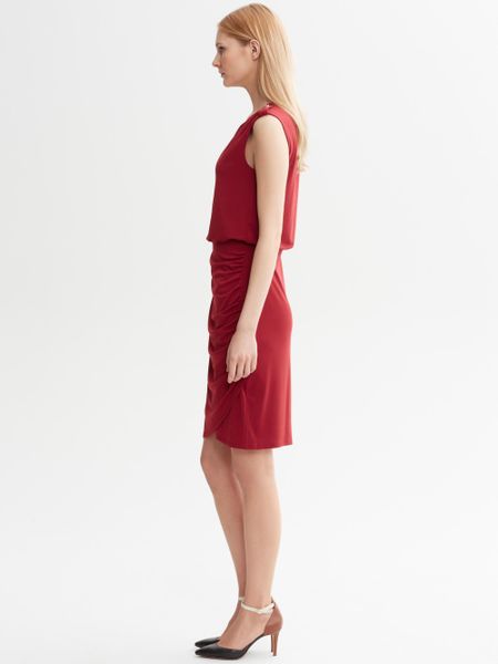 Banana Republic Tulip Dress in Red (red parrot)