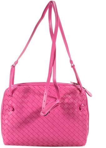 Bottega Veneta Squared Flat Woven Shoulder Bag - Lyst