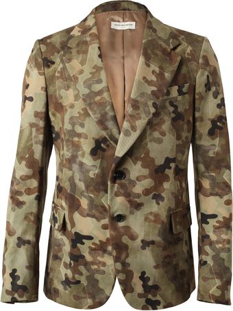 Dries Van Noten Blade Camouflage Printed Cottontwill Jacket - Lyst