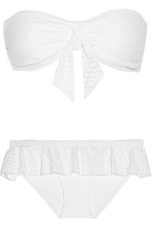 Melissa Odabash India Crocheted Bandeau Bikini - Lyst