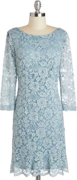 ModCloth Blazing Beauty Dress in Mist Blue - Lyst