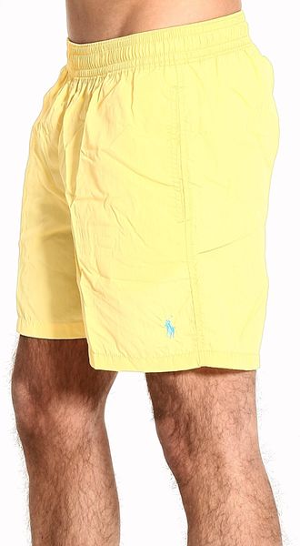 Polo Ralph Lauren Classic Boxer Bathing Suit in Yellow for Men | Lyst