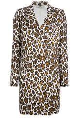 Stella McCartney Leopard Print Coat