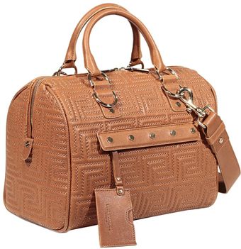 Versace Couture Soft Leather Bag with Greek Fret - Lyst