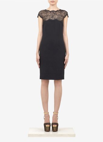 Emilio Pucci Lacedetail Woolblend Dress - Lyst
