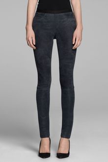 Helmut Lang Patina Stretch Leather Legging - Lyst