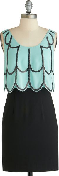 ModCloth Fete By The Fountain Dress - Lyst