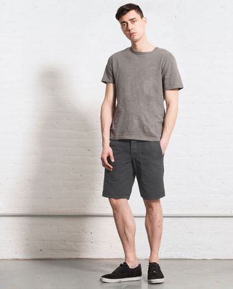 Rag & Bone Brigade Short Charcoal - Lyst