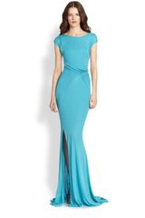 Roberto Cavalli Chaindetailed Jersey Gown