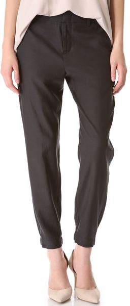 Vince Solid Trousers - Lyst