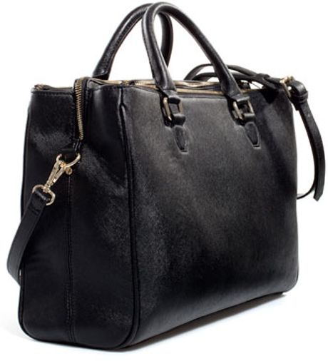 Zara Office City Bag in Black | Lyst