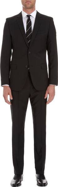 Hugo Shadow Striped Two Piece Suit - Lyst