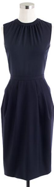 J.Crew Keyhole Dress in Super 120s - Lyst