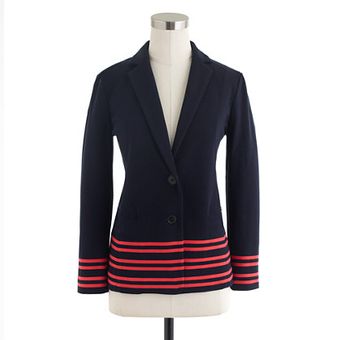 J.Crew Maritime Blazer in Placed Stripe - Lyst