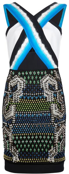 Peter Pilotto Printed Dress - Lyst