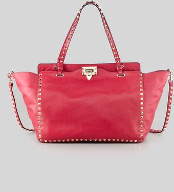 Valentino Rockstud Medium Tote Bag - Lyst