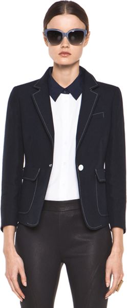 Boy by Band Of Outsiders School Boy Linen Jacket in Blue - Lyst