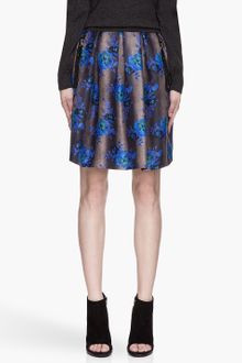 Christopher Kane Floral Print Princess Skirt - Lyst