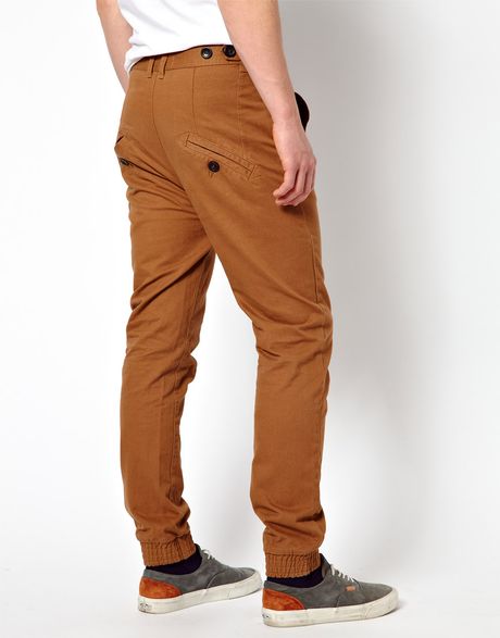 cuffed chinos mens