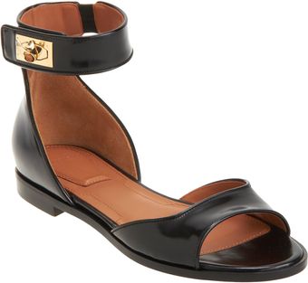 Givenchy Shark Tooth Ankle Strap Sandal - Lyst